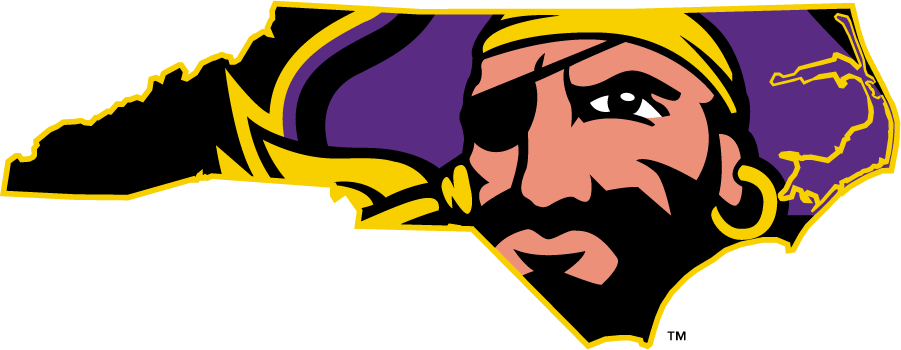 East Carolina Pirates 2009-2014 Secondary Logo diy DTF decal sticker